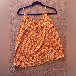 Loft orange tank camisole